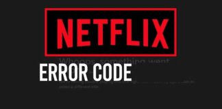 Netflix error codes