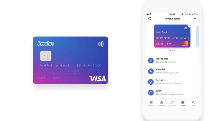 Revolut virtual cards