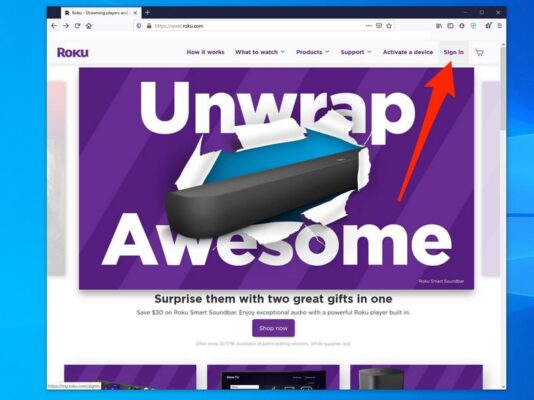 Create Roku Account