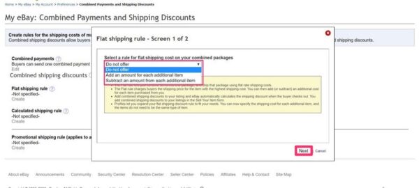 Combine Shipping Costs On eBay