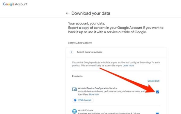 Google Takeout