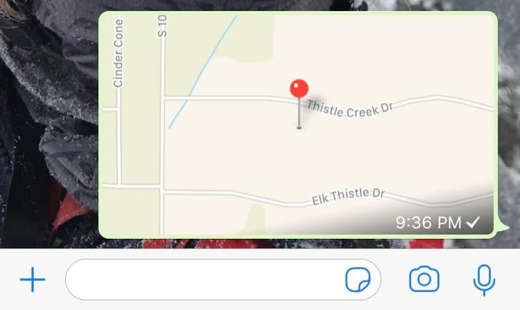 Share My Location On WhatsApp