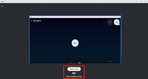 Share Your Screen On Skype