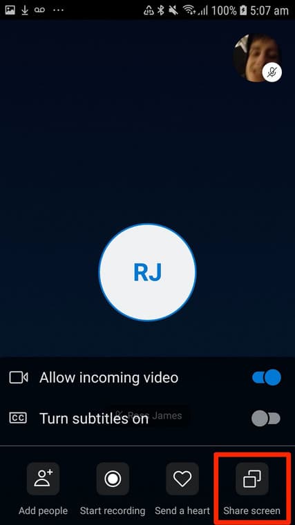 Share Your Screen On Skype