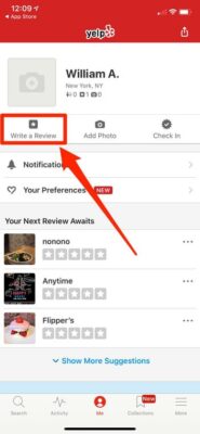 Write A Yelp Review