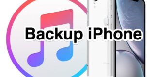 backup iPhone to iTunes