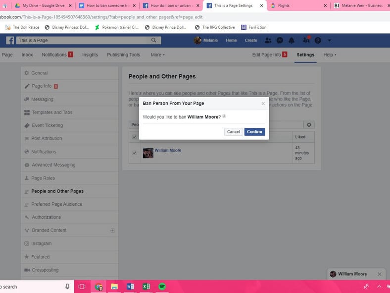 Ban Somebody From Your Facebook Page