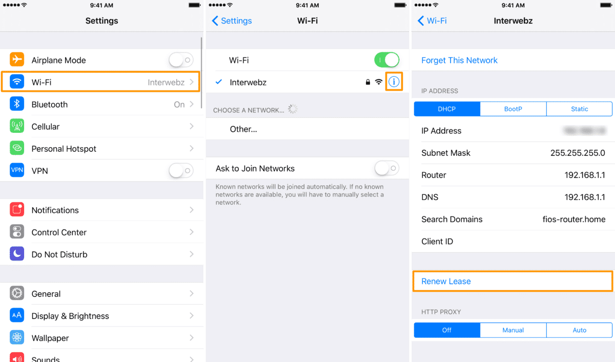 Check IP Address Of iPhone 11