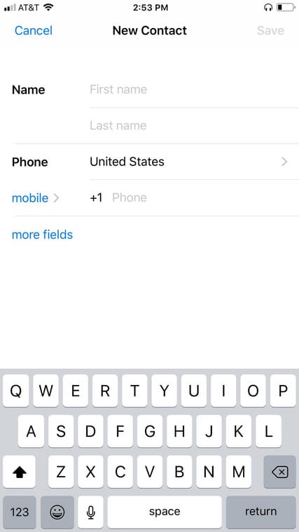 Manually Add A Contact To WhatsApp