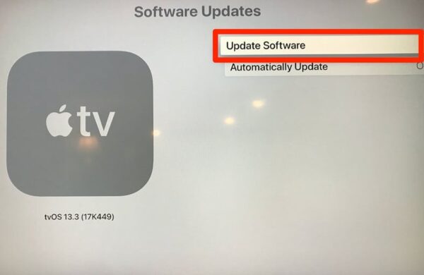 Manually Update Your Apple TV