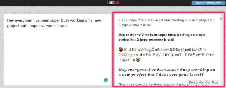 change font on facebook posts