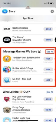 Play iMessage Games On iPhone