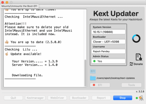 Update Kexts In Your Hackintosh