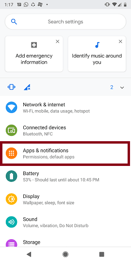 Clear Google Play Store Cache