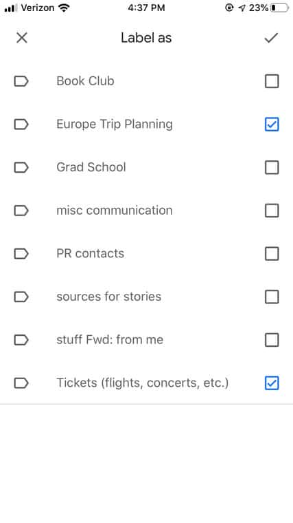 Add Labels In Gmail