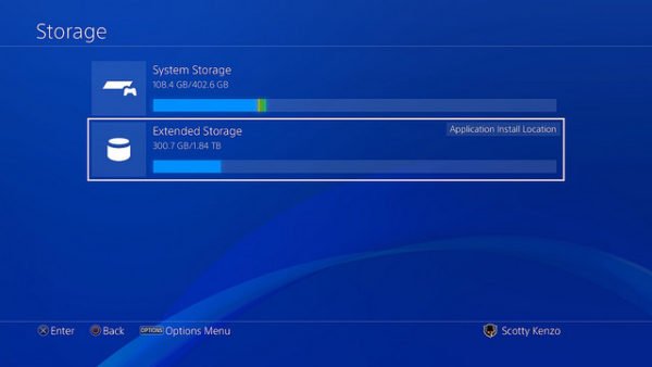PS4 external HD