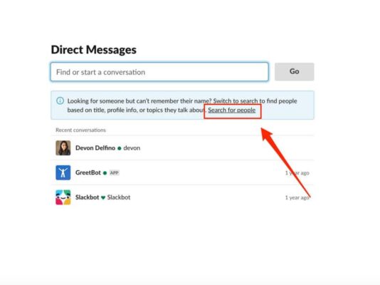Find Someone On Slack On A PC Or Smartphone