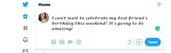 Change My Twitter Font