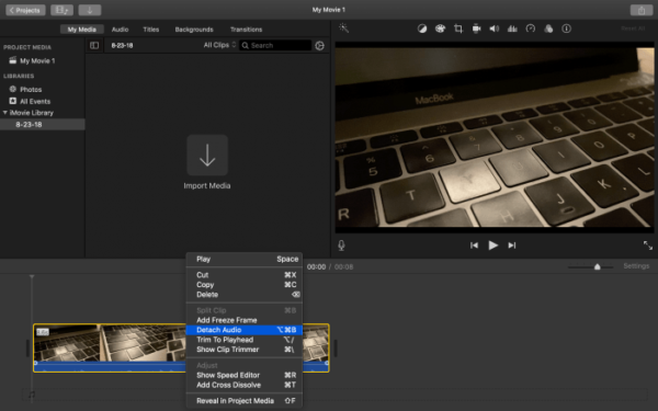 Remove Audio Track From Video