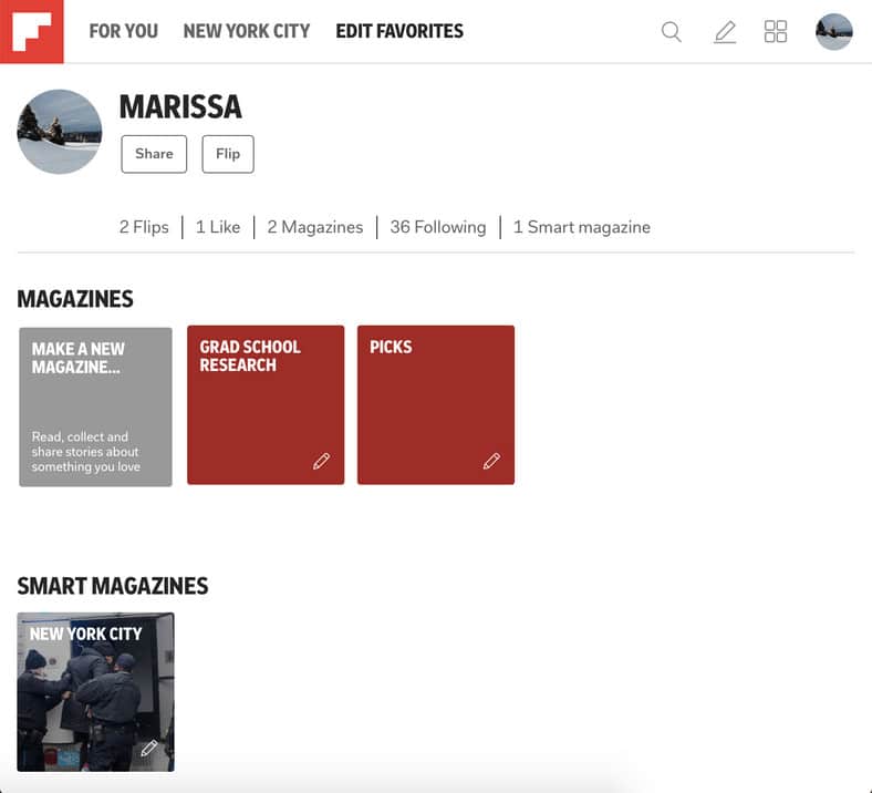 Delete Magazine Flipboard PC