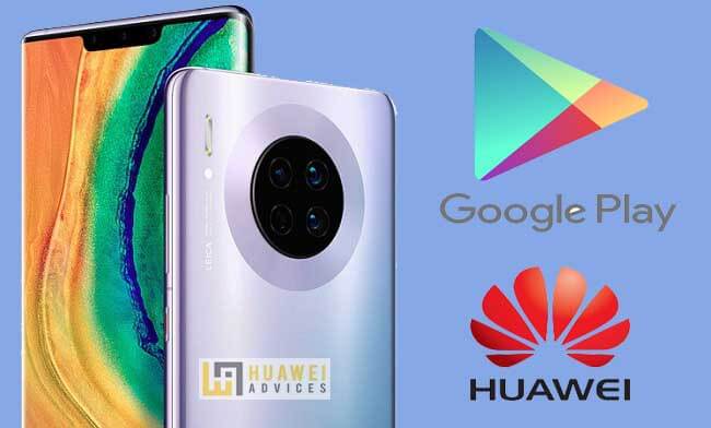 Install Google Play Store Huawei p40