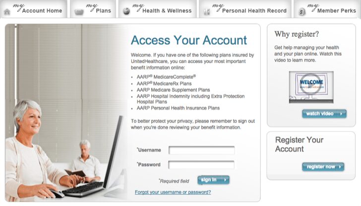 myaarpmedicare website signup and login