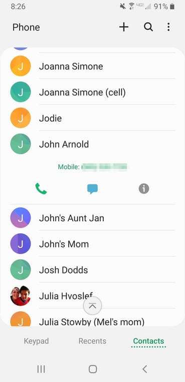 Conference Call Android Smartphone