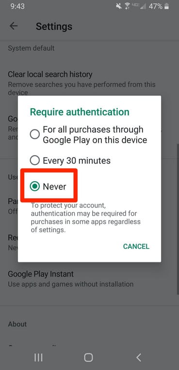 Activate In-App Purchases Android Device