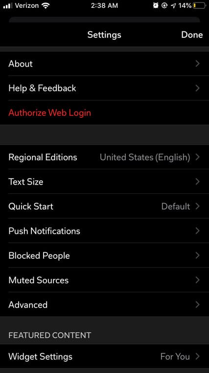 Turn Off Flipboard Notifications