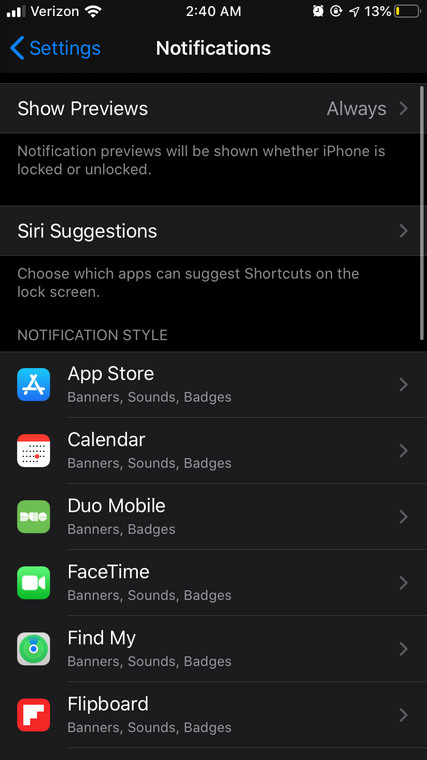 Turn Off Flipboard Notifications