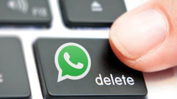 Delete Whatsapp