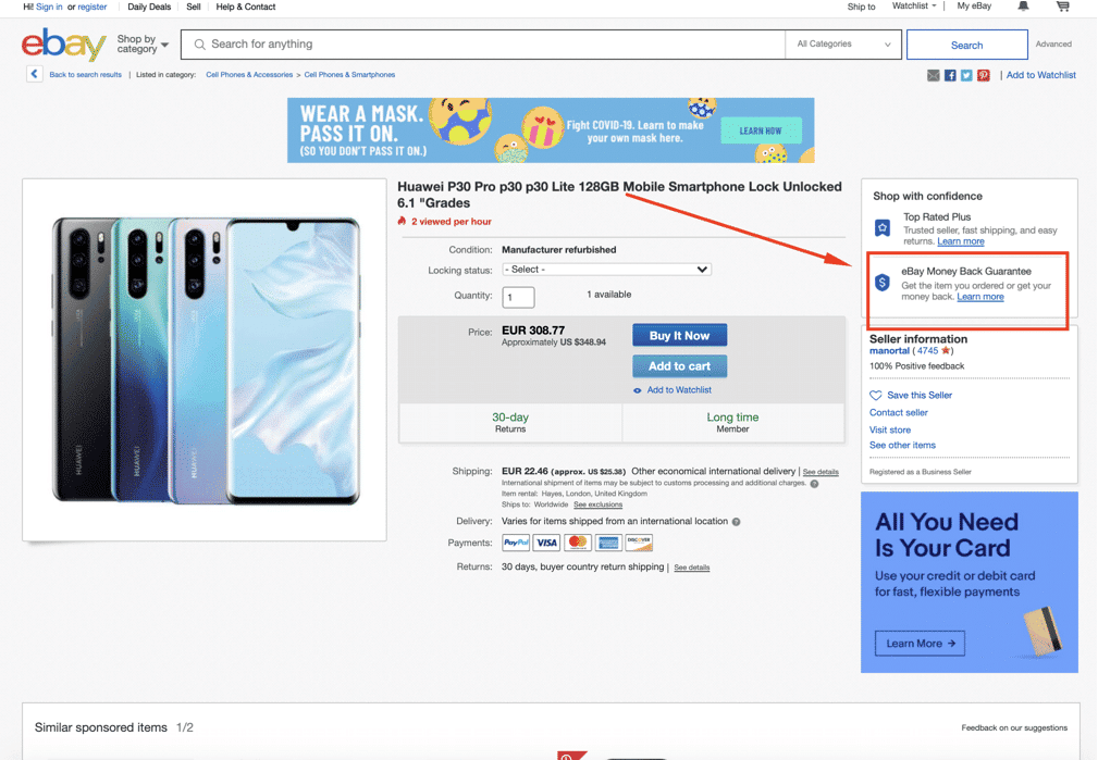 Huawei P30 Pro Phone Buy