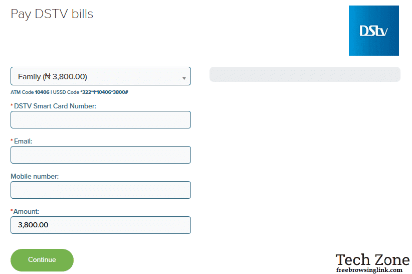 Quickteller DSTV