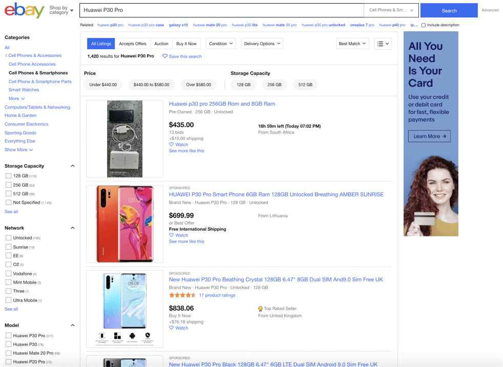 Ebay Search