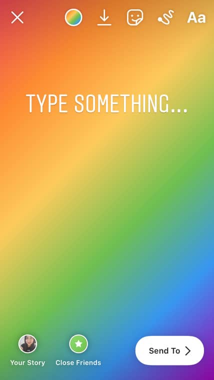 Post Text-Only Image Instagram