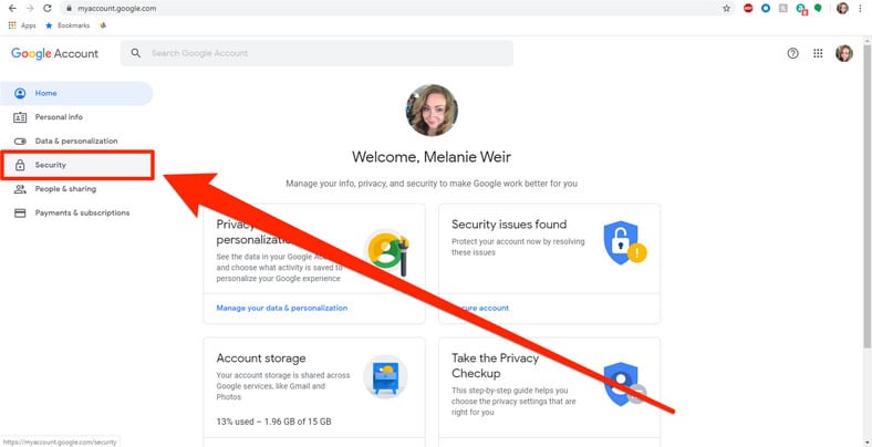 Change YouTube Password