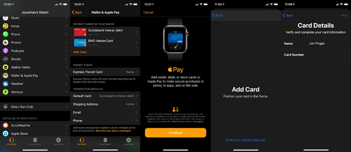 Use Apple Pay On Apple Watch