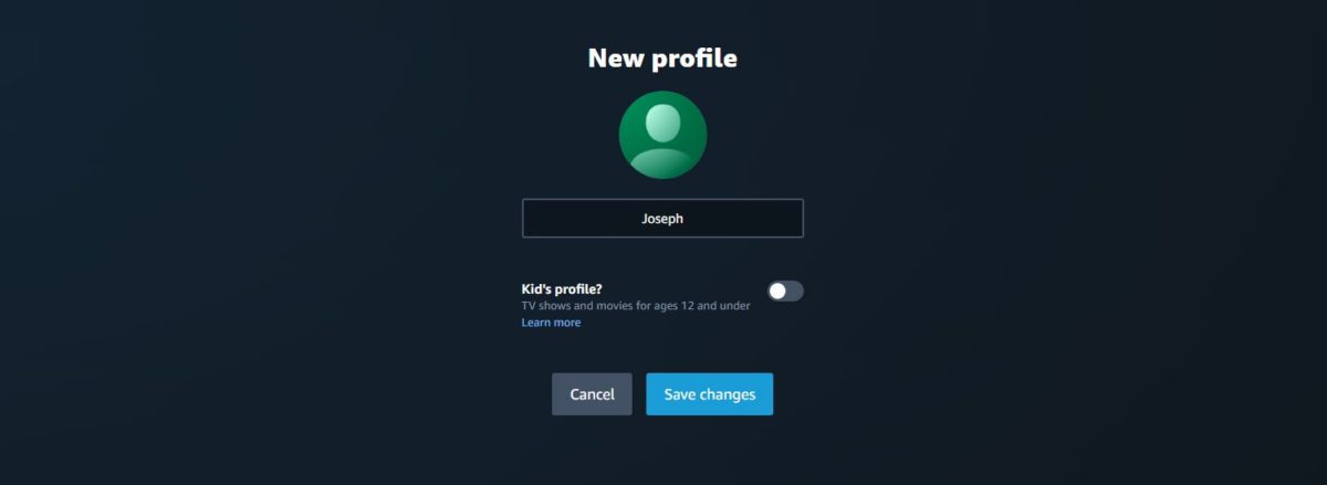 Set Up Amazon Prime Video Profiles