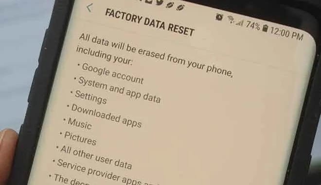 Format Android Phone