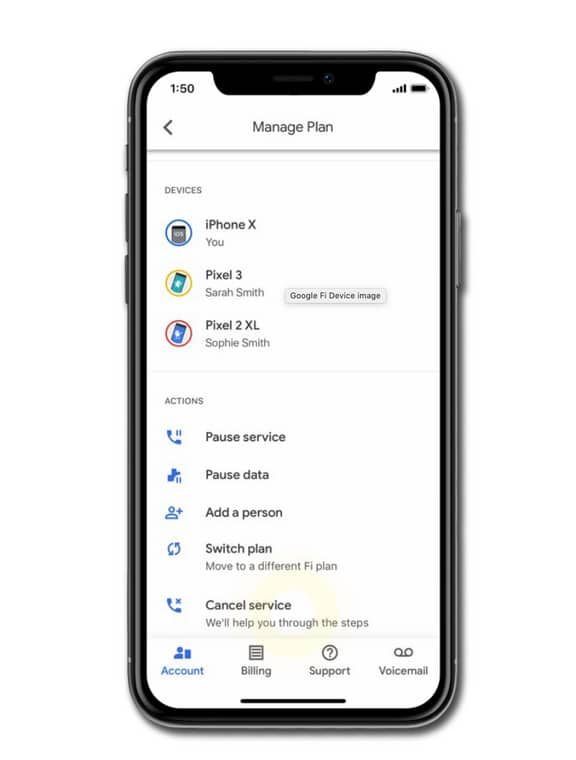 Cancel Google Fi Wireless Service Plan Mobile Phone