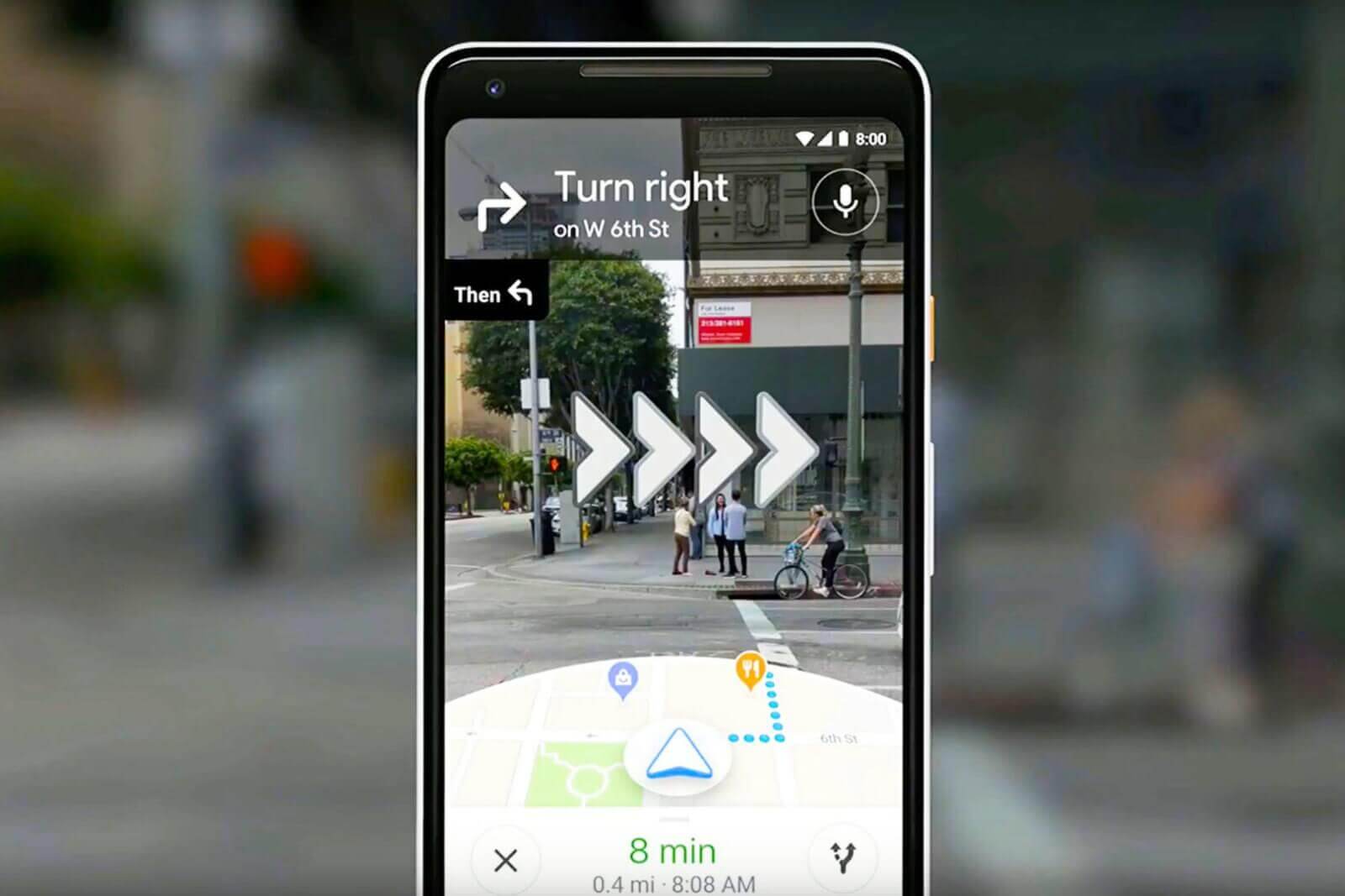 google maps pedestrian navigation in augmented reality maps