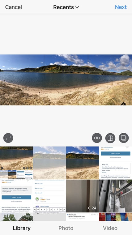 Post Panorama Photos Instagram
