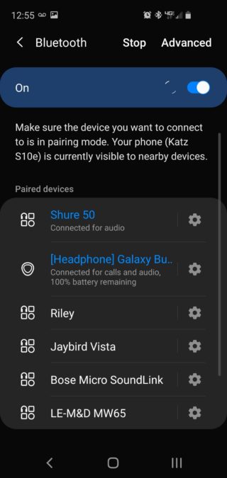 use samsung dual audio