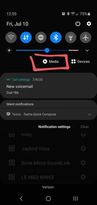 use samsung dual audio