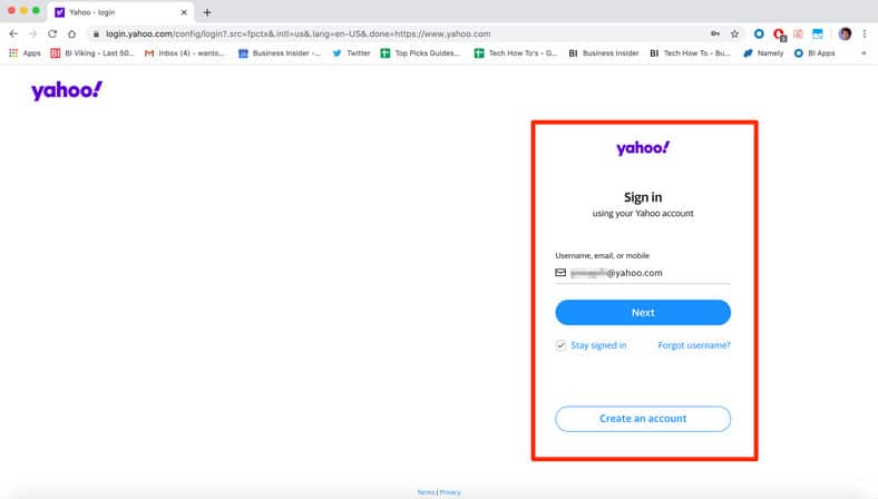recover yahoo email account after deactivating