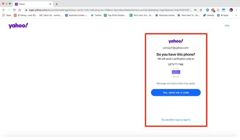 recover yahoo email account after deactivating