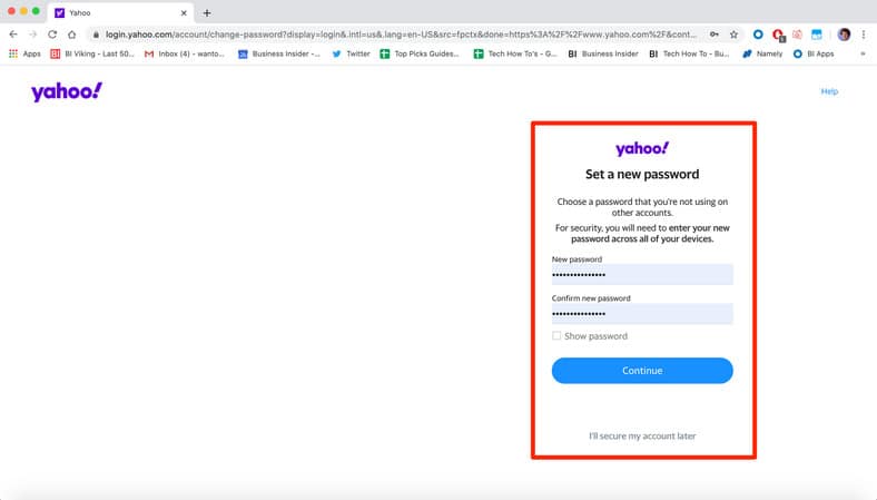 recover yahoo email account after deactivating