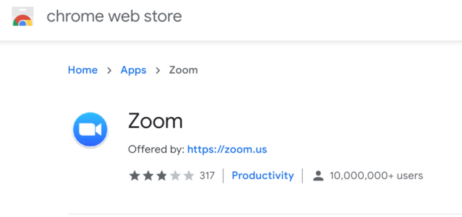 install zoom chromebook