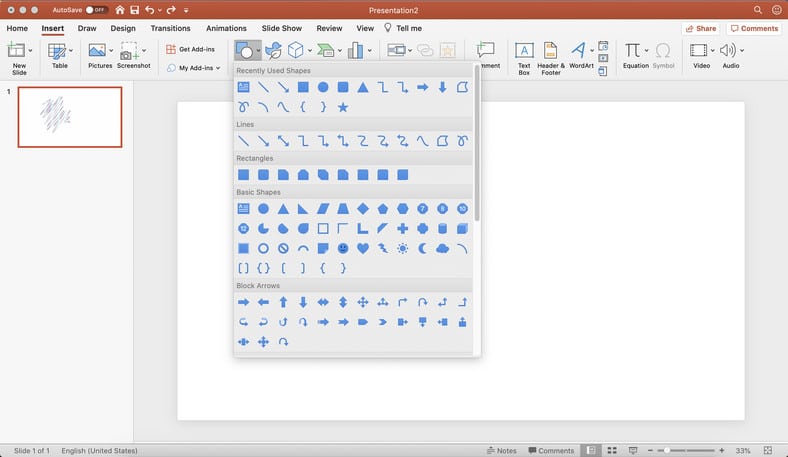 Draw Microsoft PowerPoint Custom Designs Slides