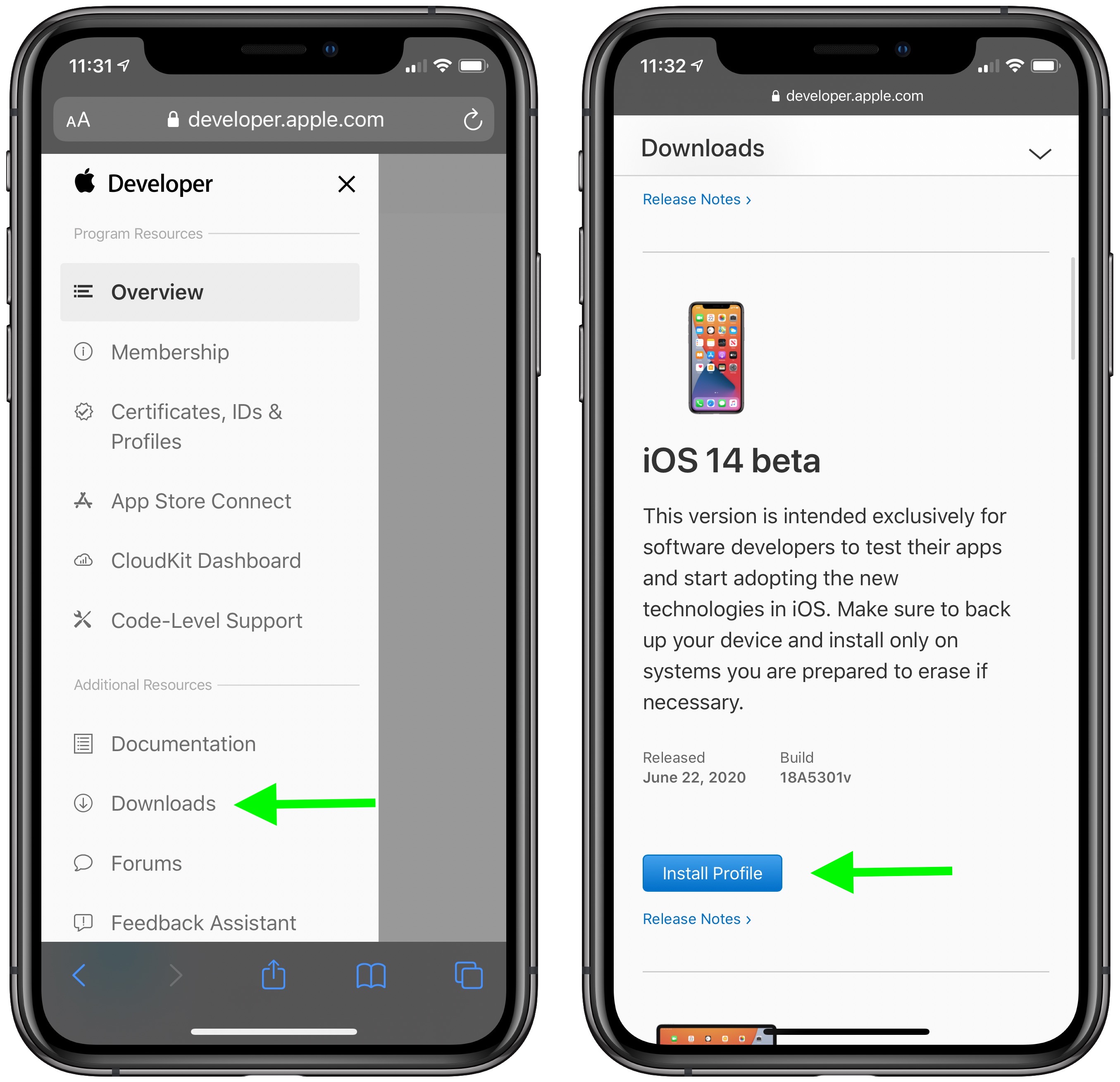 install ios 14 ipados 14 beta